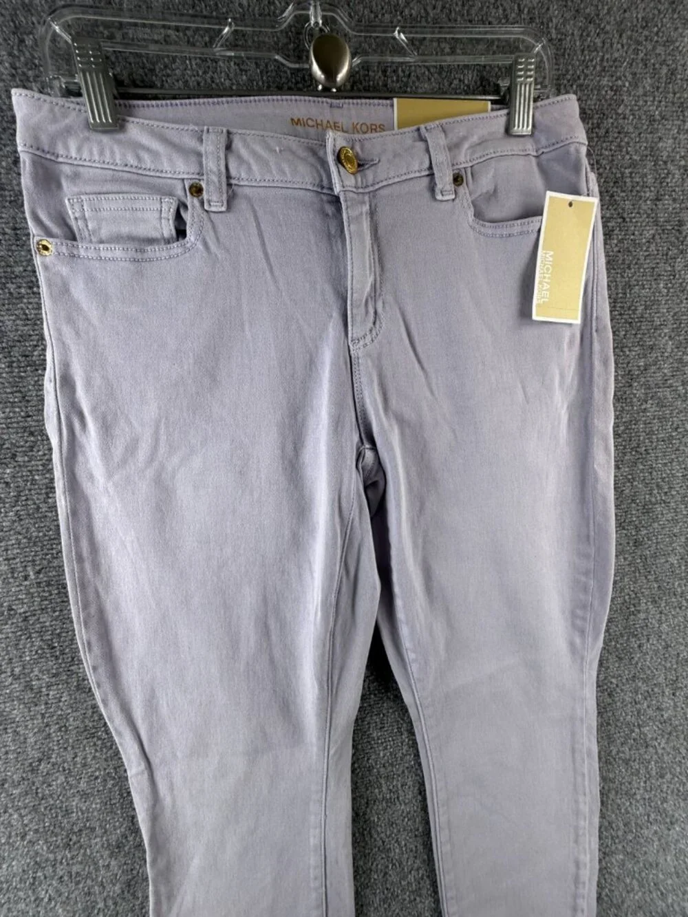 NWT Michael Kors Women Izzy Skinny Jeans Size 4 Cotton Stretch Adult ACTL 30X29